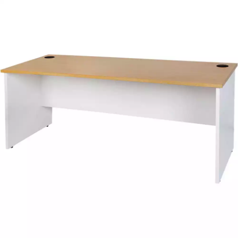 Picture of OXLEY DESK 1800 X 750 X 730MM OAK/WHITE