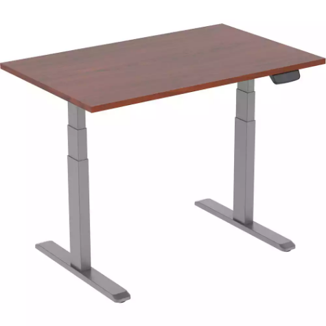 Picture of ERGOVIDA EED-623D ELECTRIC SIT-STAND DESK 1500 X 750MM GREY/DARK WALNUT