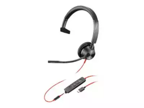 Picture of PLANTRONICS BLACKWIRE 3315 MS , MONO CORDED HEADSET USB-C