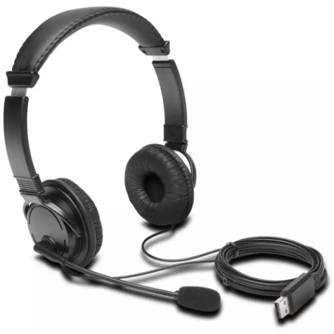 Picture of KENSINGTON HI-FI USB HEADPHONES WITH MICROPHONE BLACK