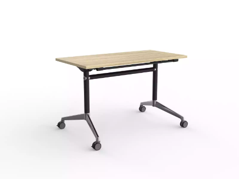 Picture of Modulus Flip Table in black- 1200 x 600mm New Oak Top