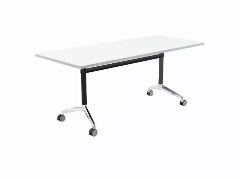 Picture of Modulus Flip Table in black- 1800 x 900mm White Top