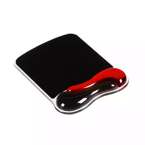 Picture of KENSINGTON MOUSE PAD DUO GEL WITH WRIST REST BLACK/RED