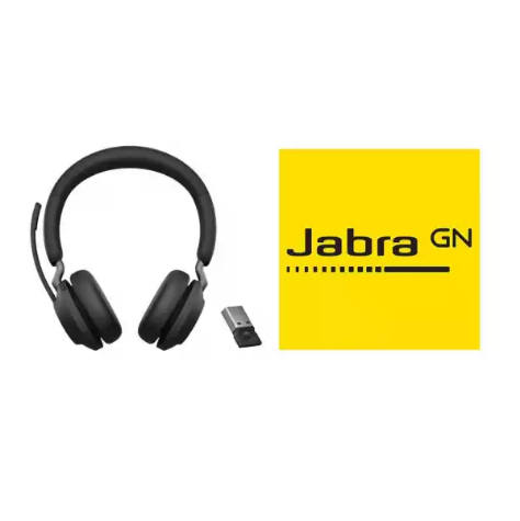 Picture of BONUS $25 VISA CARD WITH JABRA WIRELESS EVOLVE2 65 UC STEREO BLUETOOTH HEADSET + USB-A