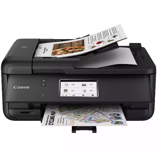 Picture of CANON TR8660A PIXMA HOME OFFICE WIRELESS MULTIFUNCTION INKJET PRINTER A4 BLACK