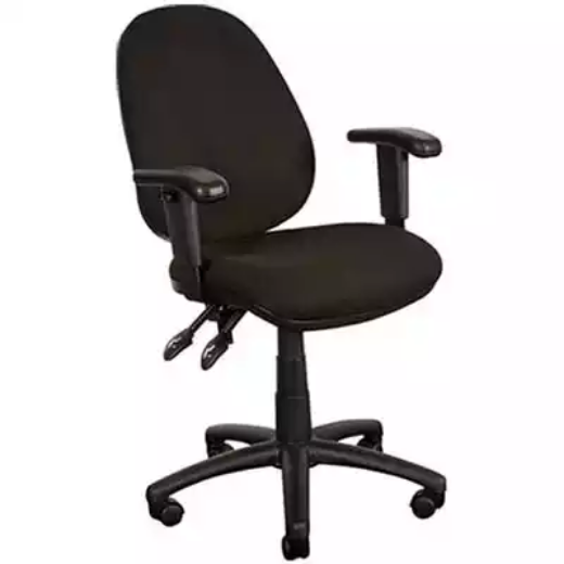 Picture of YS DESIGN 08 TYPIST CHAIR HIGH BACK BLACK